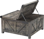 jimeimen Farmhouse Lift Top Coffee Table - Image 7