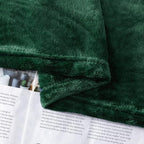 Forest Green Fleece Plush Throw Blanket 50"x60"for Couch Fuzzy Cozy Flannel | - Image 6