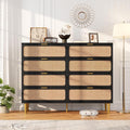 GarveeHome Rattan 8 Drawer Dressers by GarveeHome
