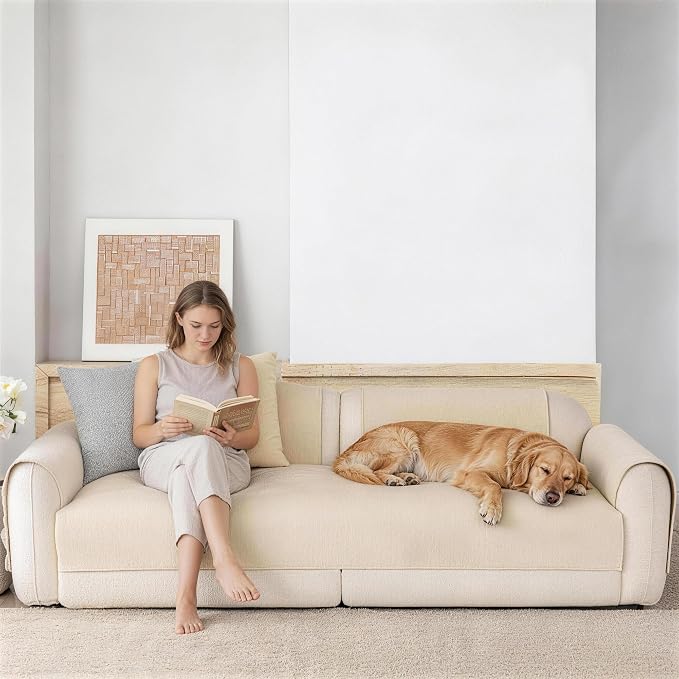 Premium Chenille Sofa Cushion Covers，Upgraded Anti-Slip Sectional Couch - Image 3