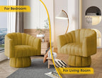 Dewhut Swivel Accent Chair, 360° Swivel Barrel Chair - Image 4