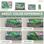 CALBODE 14 Pcs Stretch Sofa Chair Seat Cushion Covers, Tropical Plant | Washable - Image 7