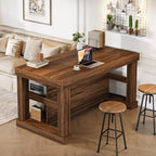 Tribesigns Bar Table, 55-Inch Counter Height Pub Table - Image 5