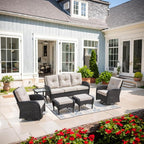 Belord 6 Pieces Wicker Patio Furniture Set by Belord