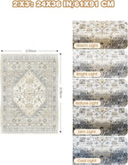 2x3 Entryway Rug Vintage Washable Rug Runner - Image 2