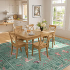 DUKINO 5x7 Area Rugs, Washable Animal Rug - Image 7