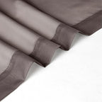 Chyhomenyc Chocolate Brown Sheer Curtains 45 Inch Long 2 Panels, Light - Image 4