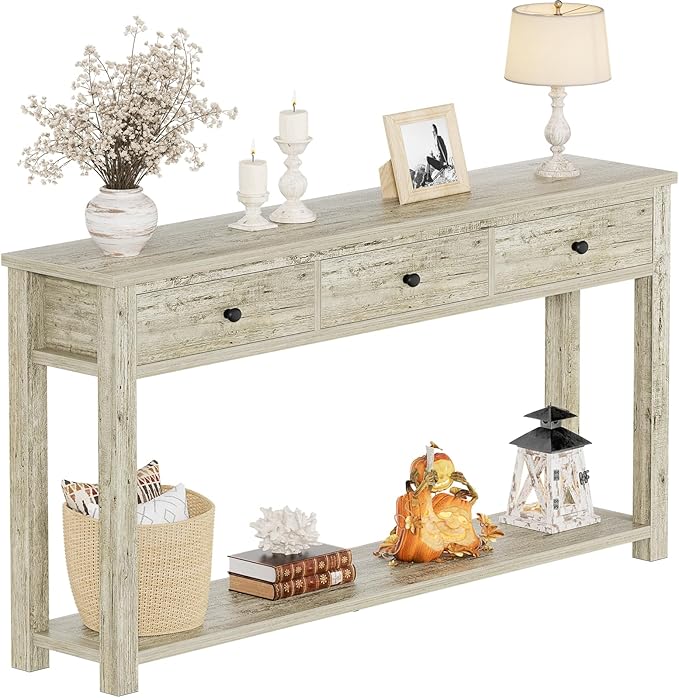 Homieasy Farmhouse Console Table by Homieasy