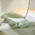 MIULEE Sage Green Sheer Curtains 72 Inches Long 4 Panels 42 x 72 Inches | Light - Image 7