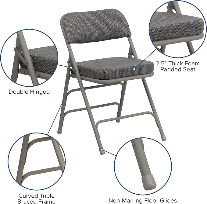 Flash Furniture Hercules Series Metal Folding Chairs - Image 4