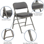 Flash Furniture Hercules Series Metal Folding Chairs - Image 4