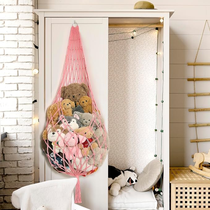Amdermi Novel Stuffed Animal Hammock Corner Hanging Net - Image 8