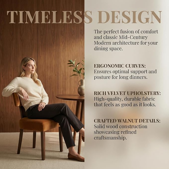 VESCASA Upholstered Dining Chairs - Image 4
