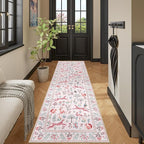 DUKINO 2.6x8 Rug for Hallway, Washable Kitchen Runner Rug Non Slip, Stain - Image 5
