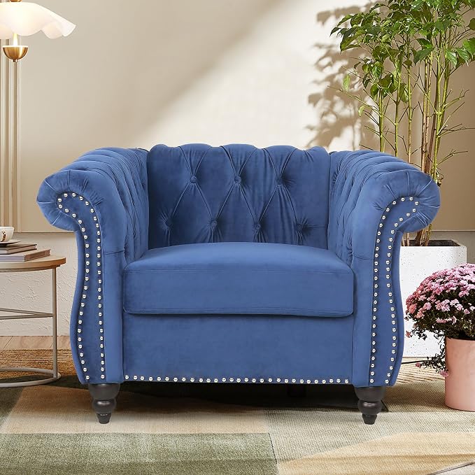AVZEAR Living Room Accent Chair, Upholstered Sofa Chair Single Sofa Chair - Image 5