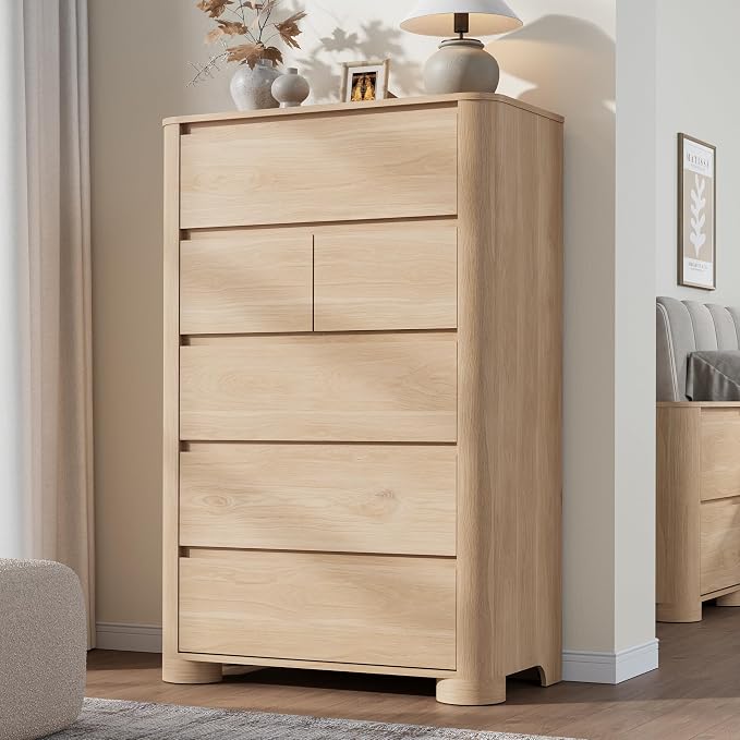 YANSNWO Modern Minimalist Dresser and Nightstand Sets 3 Piece Bedroom Set - Image 2