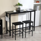 Finnhomy 52.7" Industrial Bar Table Set - Image 4
