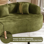 131" Oversized Sectional Sofa for Living Room, Modern Luxury Plush Chenille - Image 7