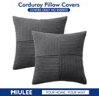 MIULEE Grey Decorative Throw Pillow Covers - Image 7