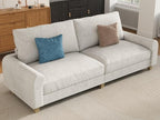 EASE MOOSE 70.6" Modern Deep Seat Loveseat Couch, Soft Velvet Sofa by EASEMOOSE