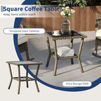 Outdoor Wicker Rocking Chair, Patio Rattan Rocker Chair - Image 6