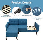 Tbfit L Shaped Couch Sofa, 3 Seater Sofas - Image 5
