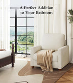 Kidirect 35.5in Oversized Accent Chair, Corduroy Reading Chair - Image 8