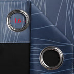 Navy Blue and Black Ombre Blackout Curtains - Image 7