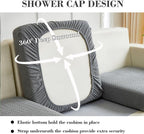 Couch Covers for 2 Cushion Sofa Pet Friendly Couch Cushion Covers Universal - Image 4
