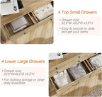 WAMPAT 8 Drawers Dresser for Bedroom, Farmhouse Dresser Chest of Drawers - Image 5