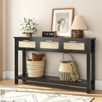 ELYKEN 51.2" Black Console Tables - Image 9
