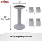 Storex Active Tilt Stool – Ergonomic Seating - Image 3