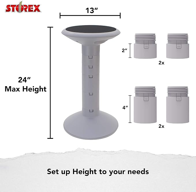 Storex Active Tilt Stool – Ergonomic Seating - Image 3