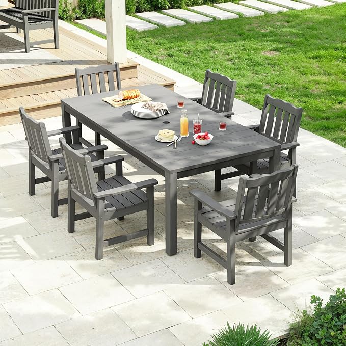 Stoog All-Weather 7 Pieces Patio Dining Sets, Waterproof Patio Furniture Set - Image 9