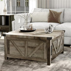 jimeimen Farmhouse Lift Top Coffee Table - Image 7