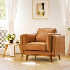 Valencia Artisan Full Leather Accent Chair 41.5” | Pure Full Italian Nappa - Image 2