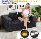 COMAX Futon Sofa Bed, 4‑in‑1 Convertible Sofa Bed, Folding Boneless Couches - Image 3
