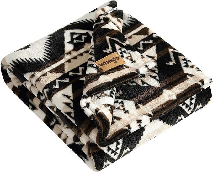 Wrangler - Sherpa Throw Blanket by Wrangler%C2%AE