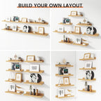 Floating Picture Ledge Shelves Set of 8, 16 Inch Shelves - Image 6