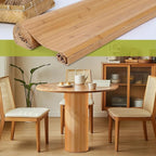 Natural Bamboo Wall Panel 48 x 94.5 Inch, Renewable Pole Wrap Bamboo - Image 6