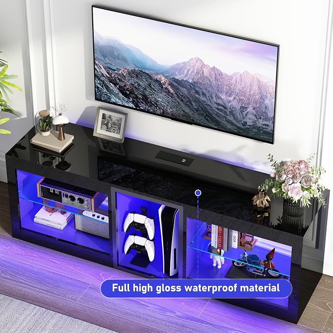 chartustriable LED TV Stands W/Power Outlet - Image 9