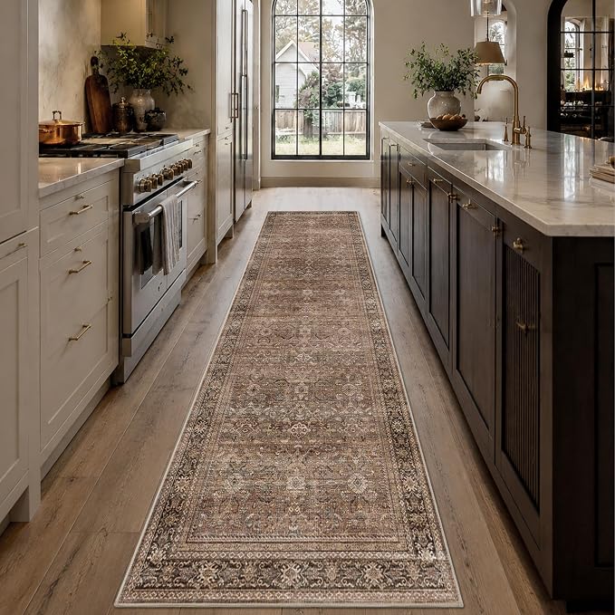 Schweek 2.6x10 Runner Rug Washable Non-Slip Hallway Rugs - Image 3