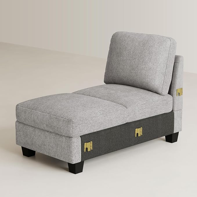 Belffin Modular Sectional Sleeper Sofa Bed - Image 8