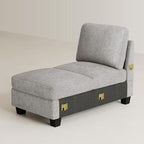 Belffin Modular Sectional Sleeper Sofa Bed - Image 8