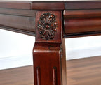 59”Farmhouse Dining Table with Carved Legs, Rectangular Kitchen Table - Image 6