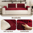 Couch Covers for Dogs Washable, Non Slip Couch Covers for Loveseat Sofa Pet - Image 3