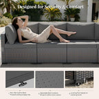 WWR Patio Furniture Set 7 Piece - Image 3