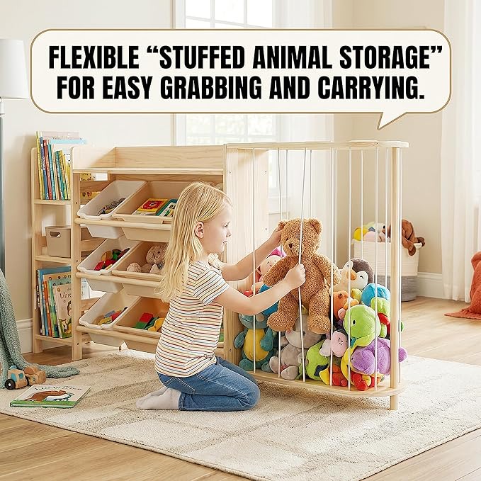 Amdermi Kid's Toy Storage Organizer - Image 4