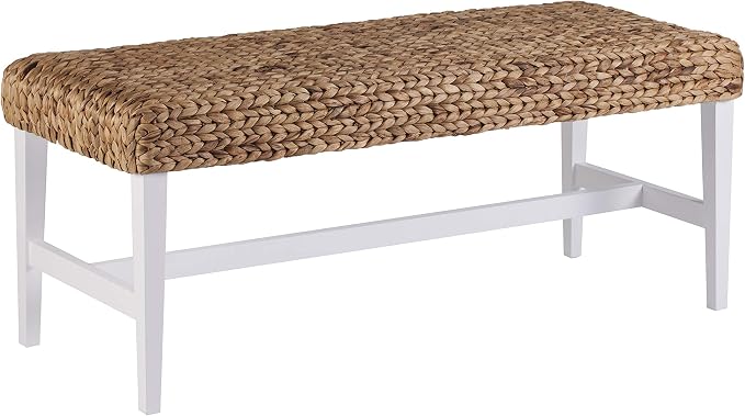 SEI Furniture Woven Coffee Table Bench by SEIFurniture