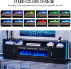oneinmil 78" Fireplace TV Stand - Image 4